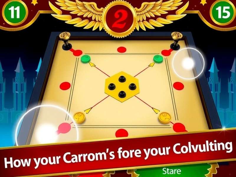 Carrom Turbo Vanquisher Game Screen